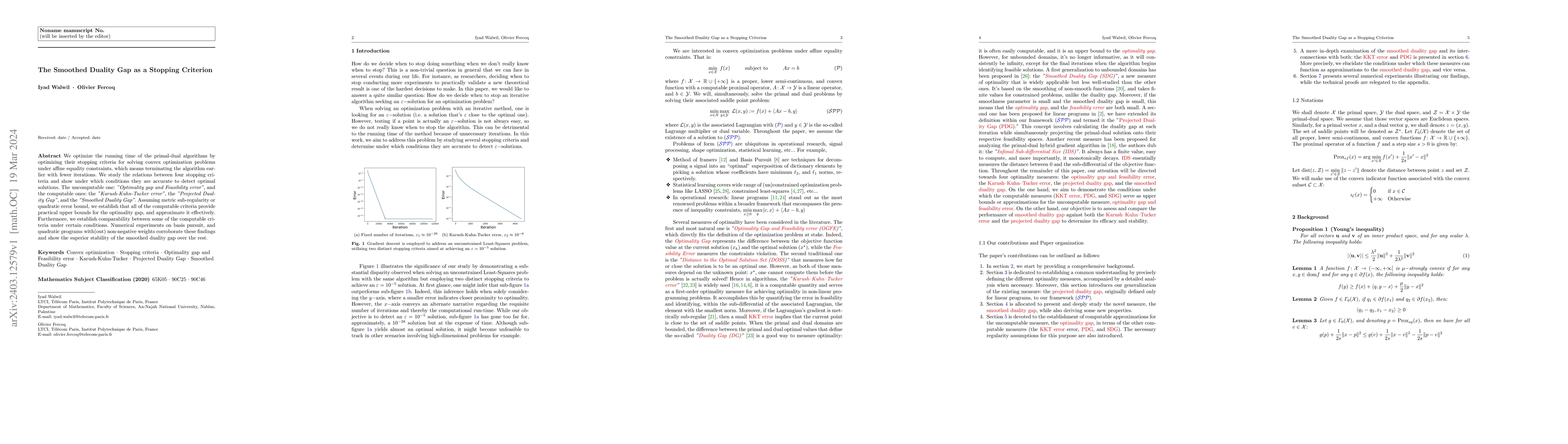 Thumbnail for The Smoothed Duality Gap as a Stopping Criterion