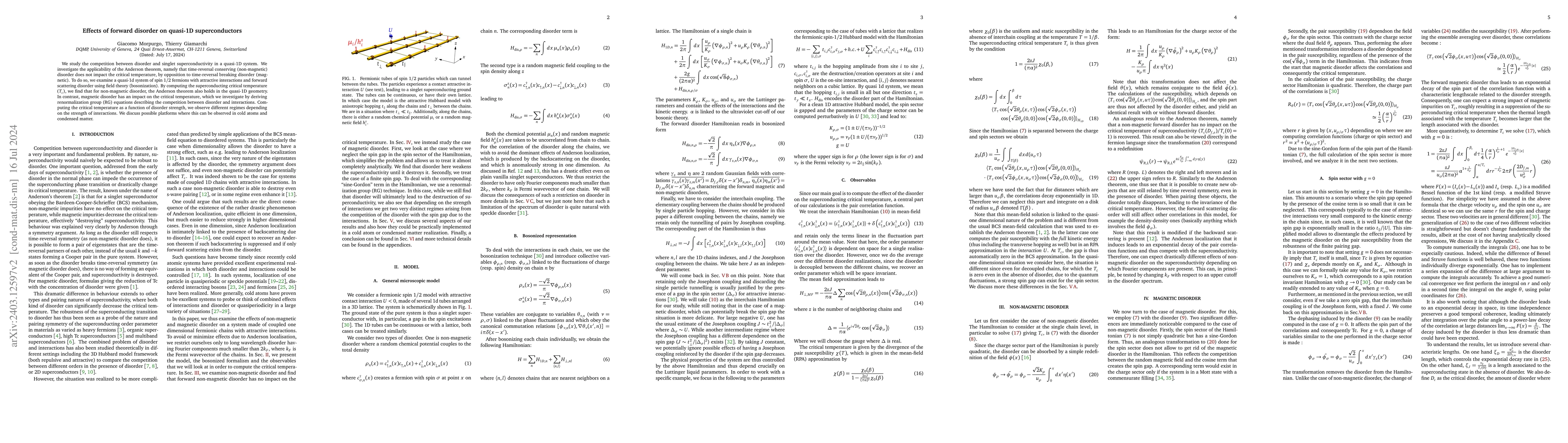 Thumbnail for Effects of forward disorder on quasi-1D superconductors