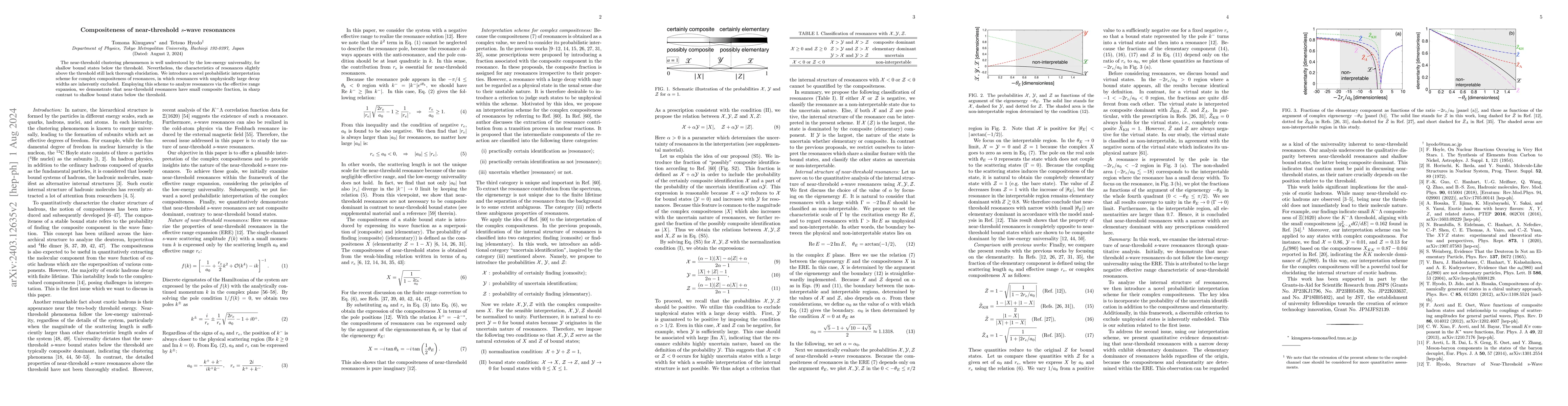 Thumbnail for Compositeness of near-threshold $s$-wave resonances