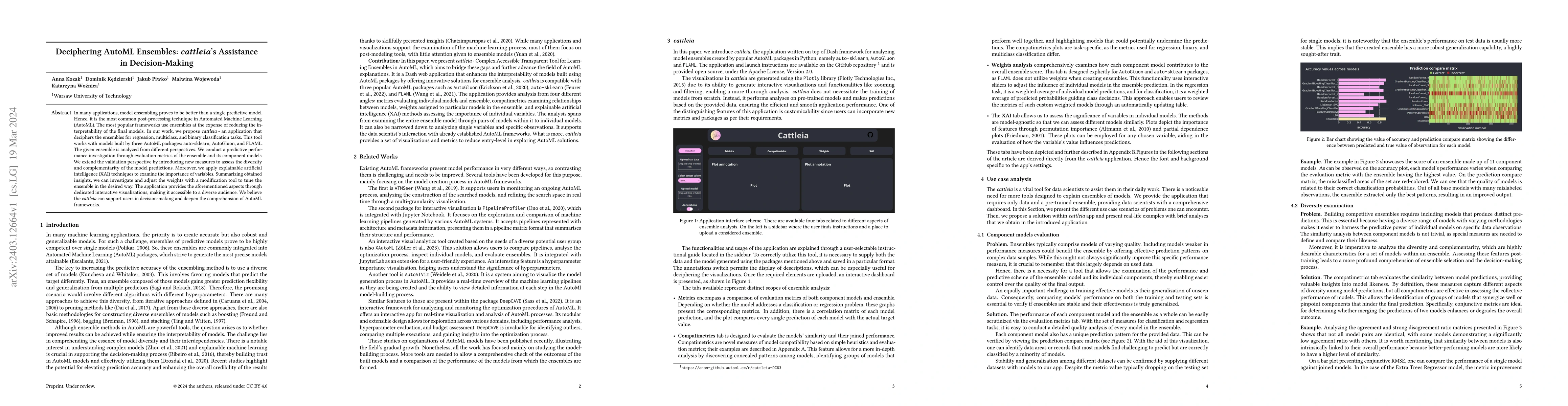 Thumbnail for Deciphering AutoML Ensembles: cattleia's Assistance in Decision-Making