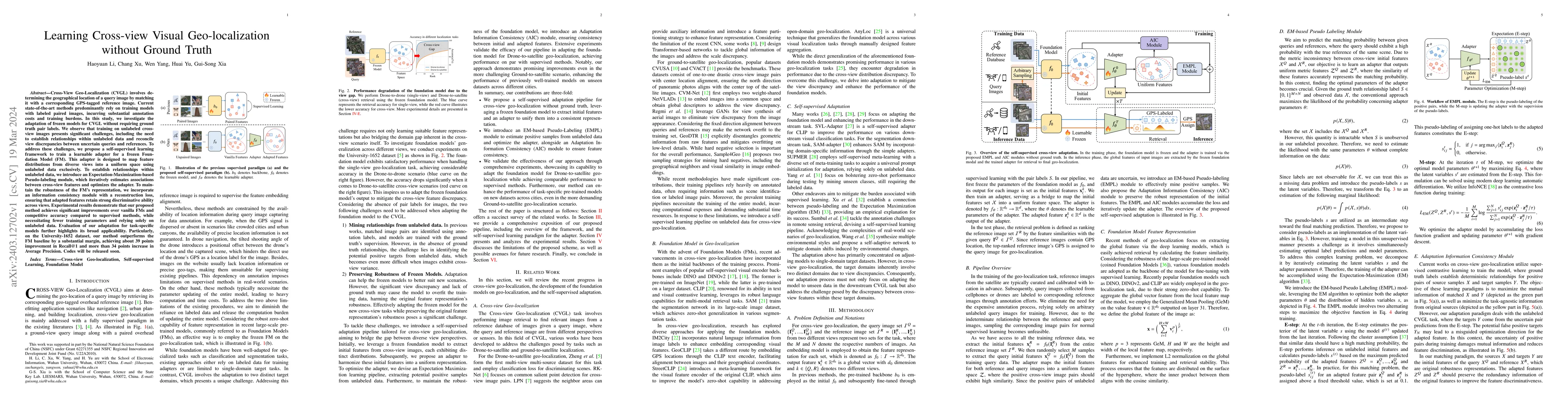Thumbnail for Learning Cross-view Visual Geo-localization without Ground Truth