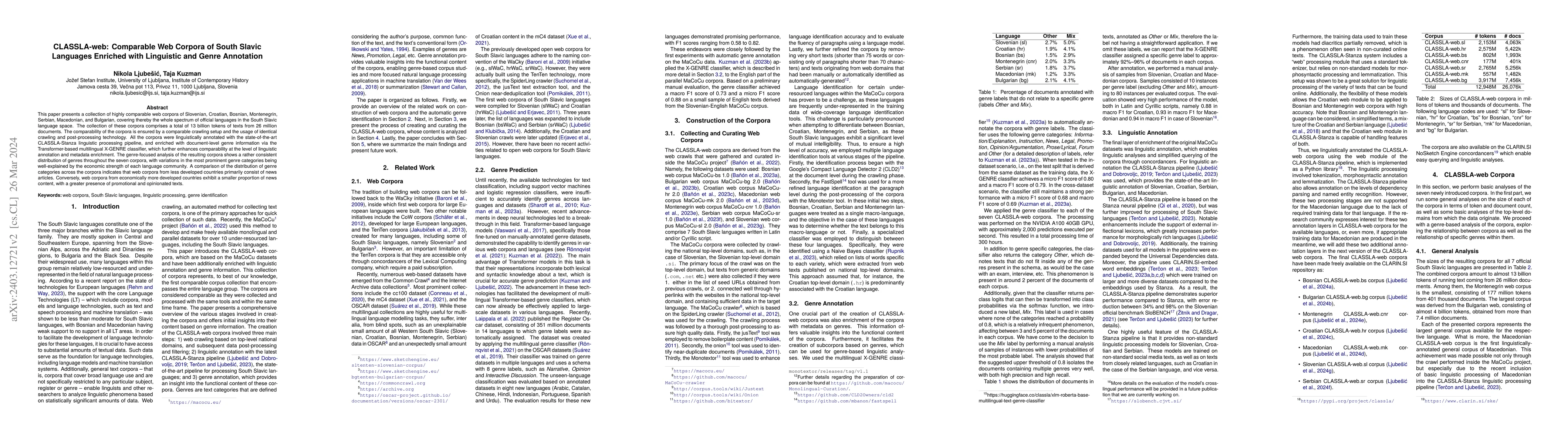 Thumbnail for CLASSLA-web: Comparable Web Corpora of South Slavic Languages Enriched
  with Linguistic and Genre Annotation