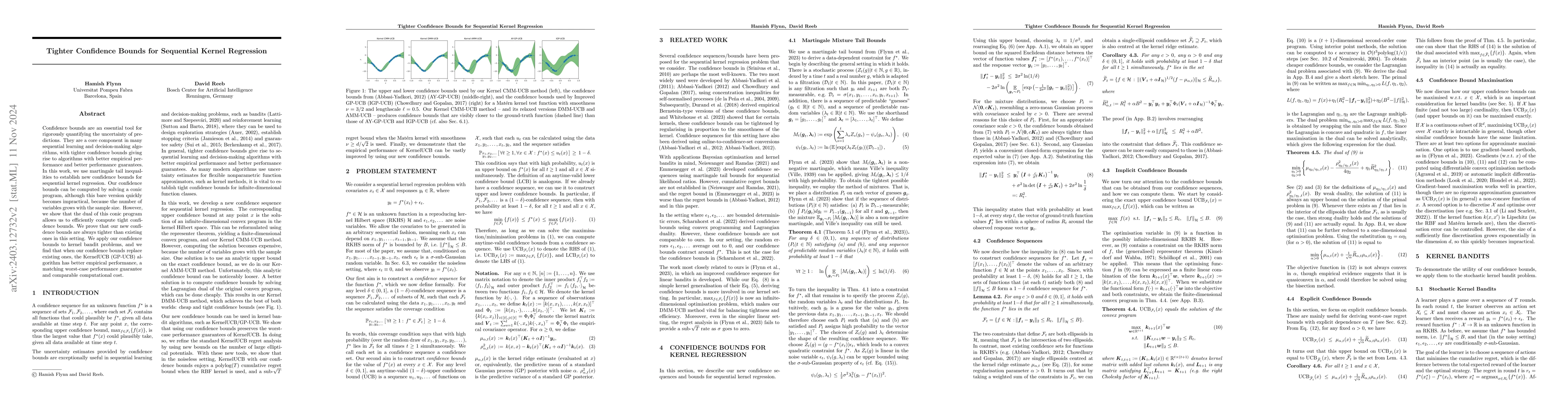 Thumbnail for Tighter Confidence Bounds for Sequential Kernel Regression