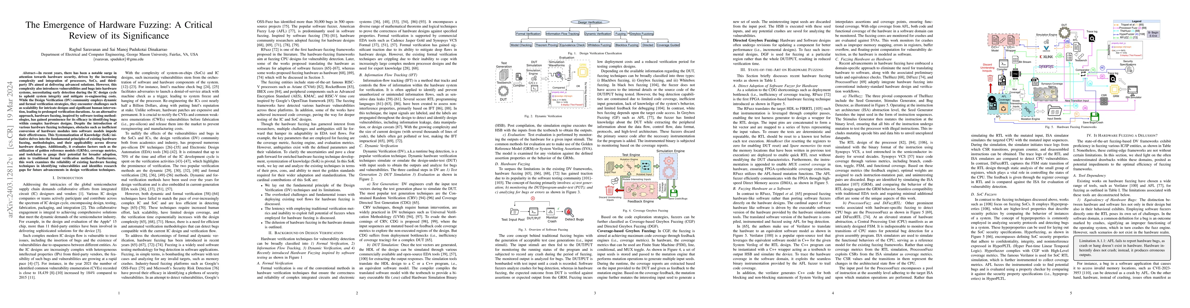 Thumbnail for The Emergence of Hardware Fuzzing: A Critical Review of its Significance