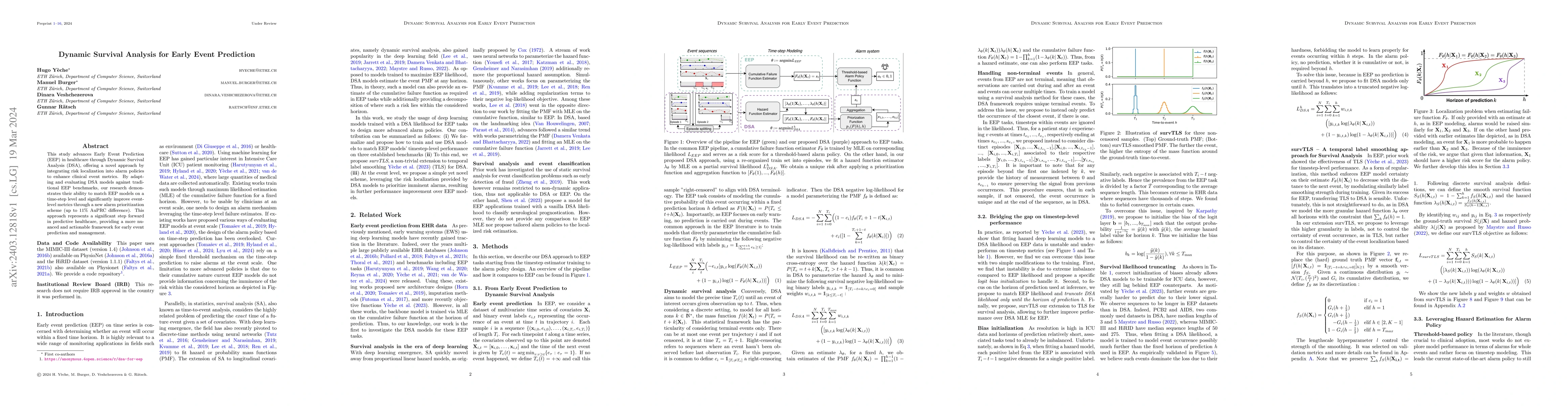 Thumbnail for Dynamic Survival Analysis for Early Event Prediction