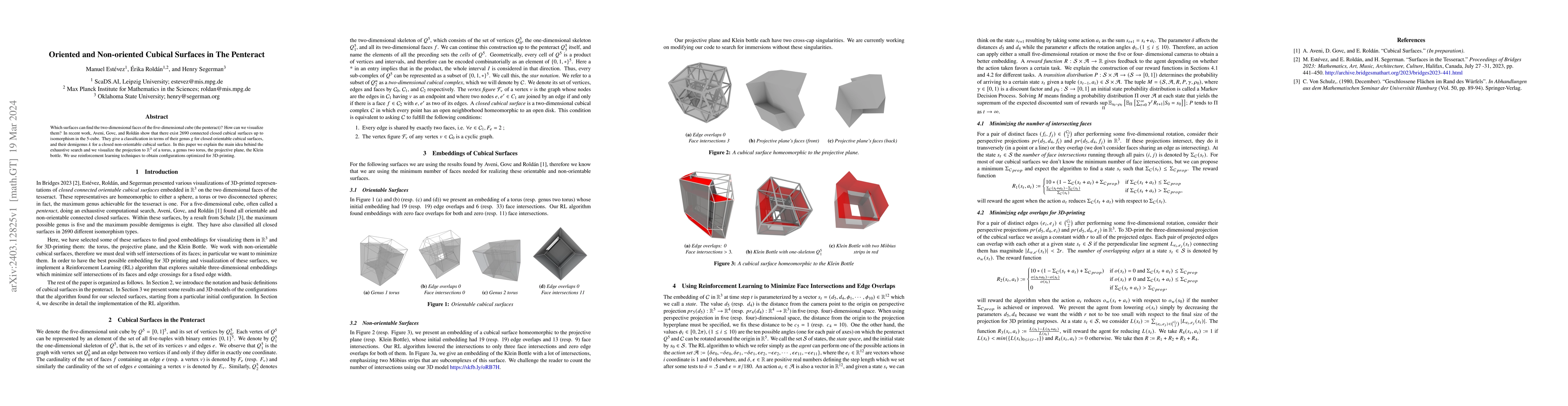 Thumbnail for Oriented and Non-oriented Cubical Surfaces in The Penteract