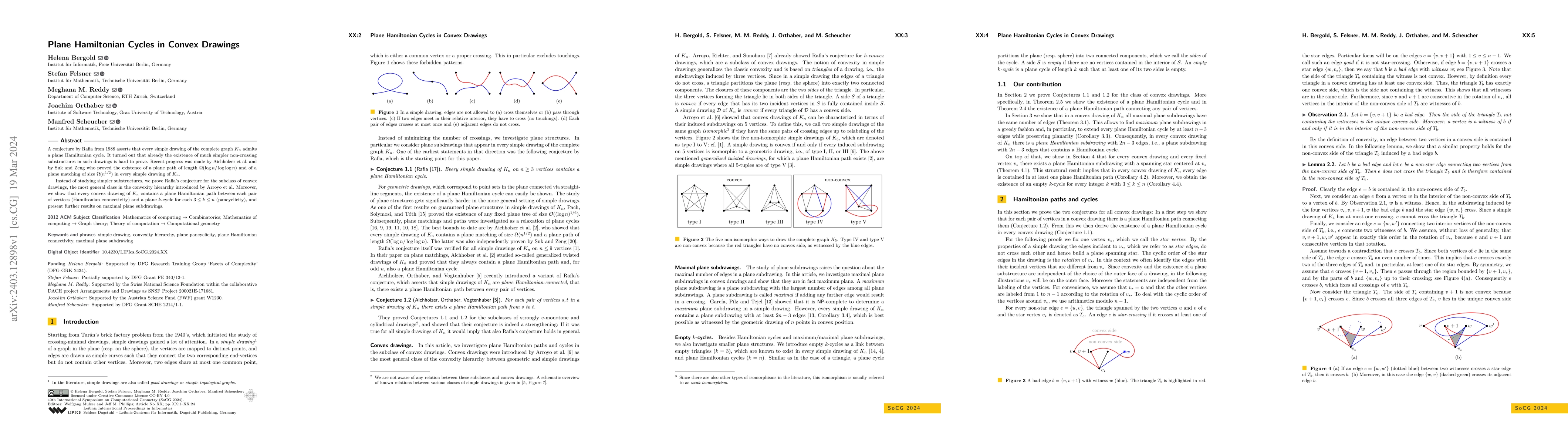 Thumbnail for Plane Hamiltonian Cycles in Convex Drawings