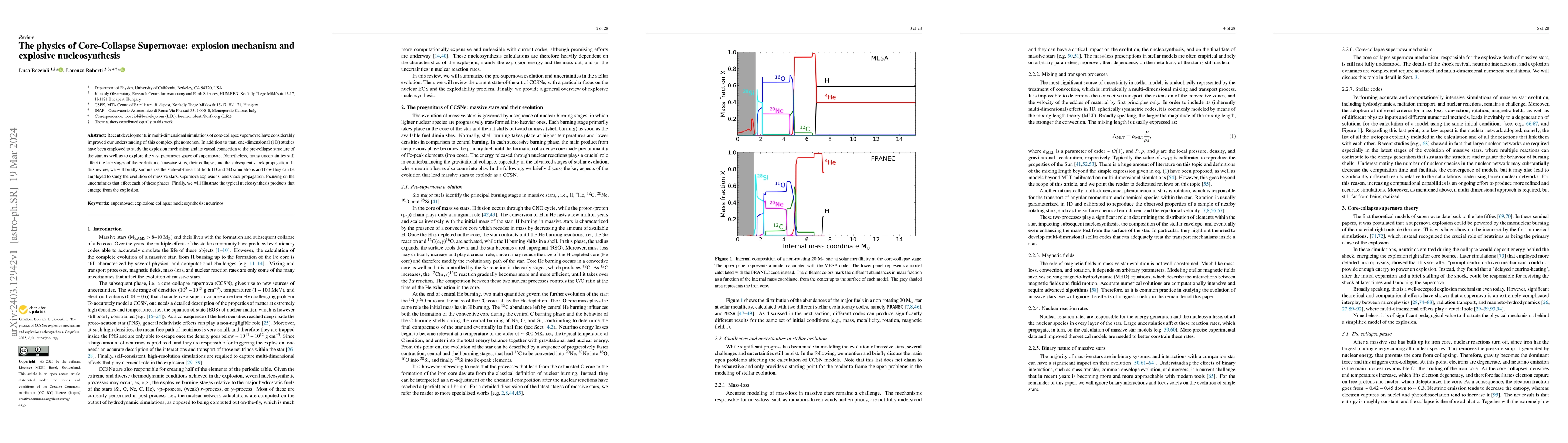 Thumbnail for The physics of Core-Collapse Supernovae: explosion mechanism and
  explosive nucleosynthesis