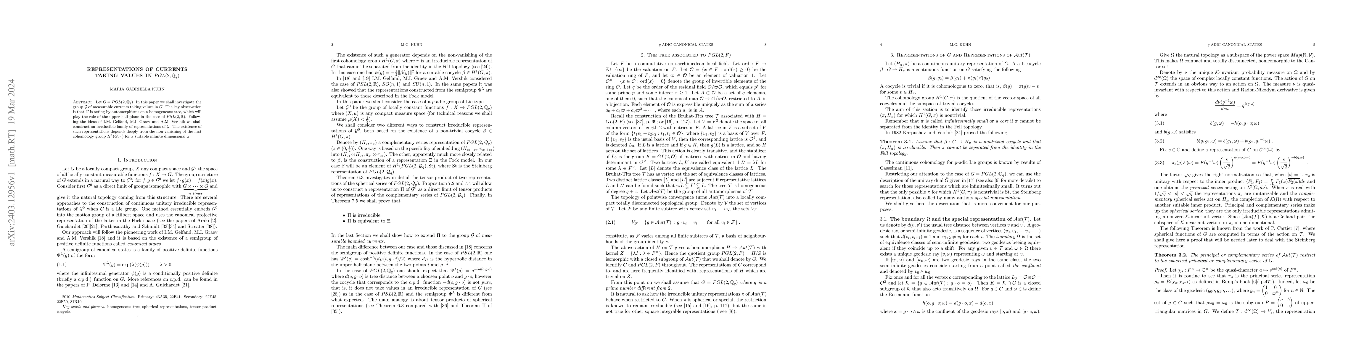 Thumbnail for Representations of currents taking values in $PGL(2, Q_q)$