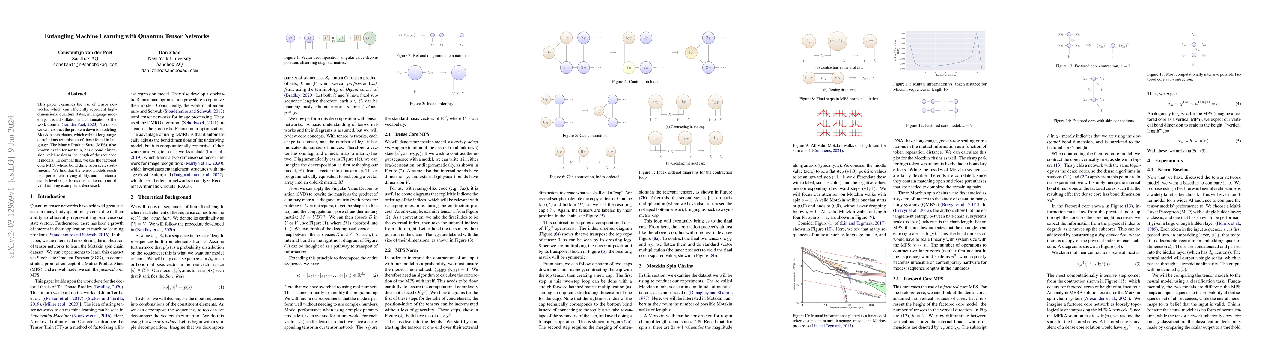 Thumbnail for Entangling Machine Learning with Quantum Tensor Networks