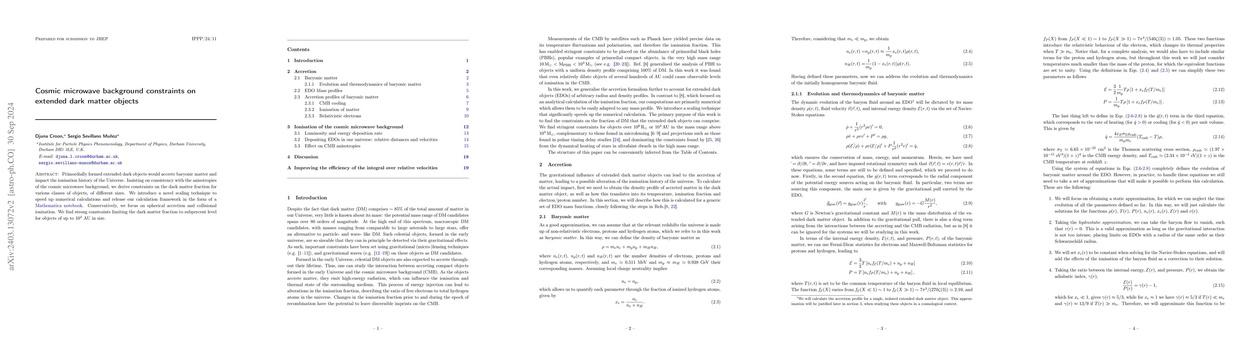 Thumbnail for Cosmic microwave background constraints on extended dark matter objects