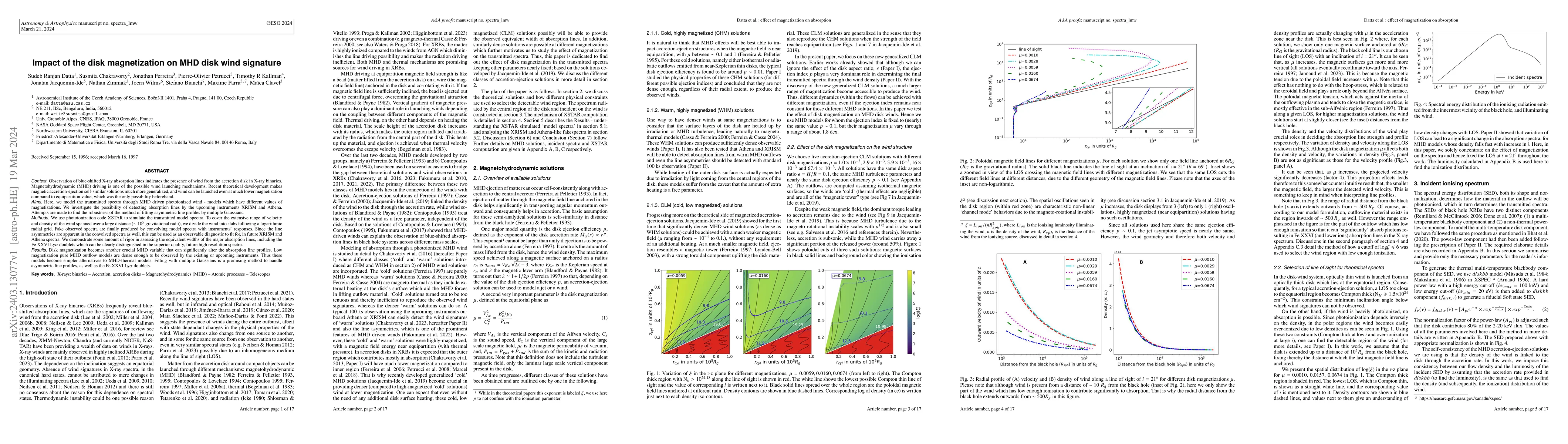 Thumbnail for Impact of the disk magnetization on MHD disk wind signature