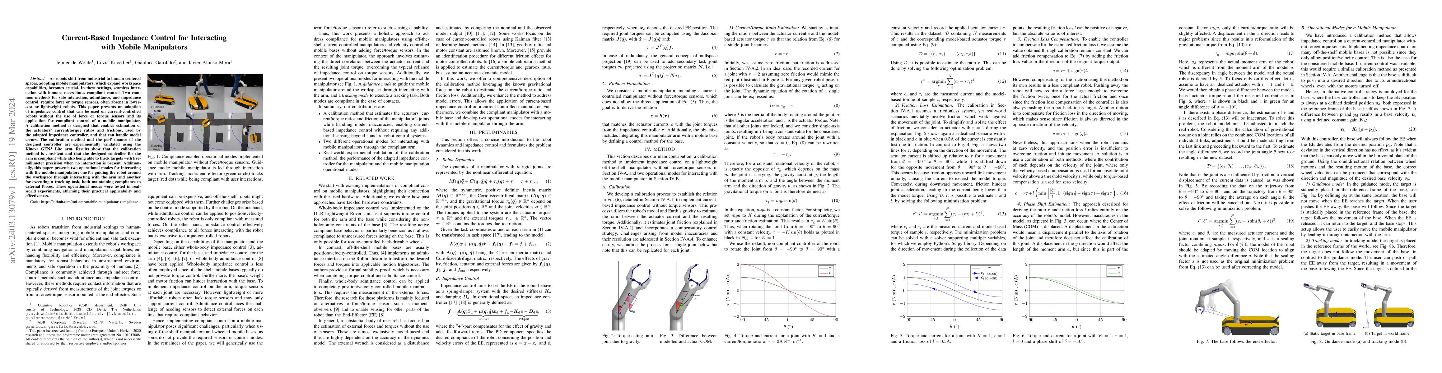 Thumbnail for Current-Based Impedance Control for Interacting with Mobile Manipulators