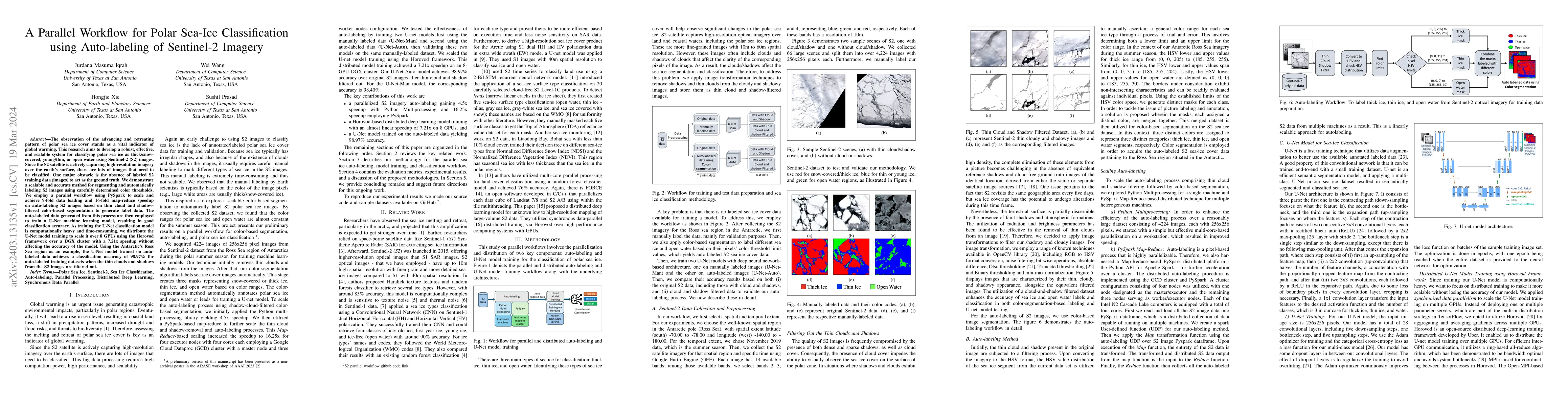 Thumbnail for A Parallel Workflow for Polar Sea-Ice Classification using Auto-labeling
  of Sentinel-2 Imagery