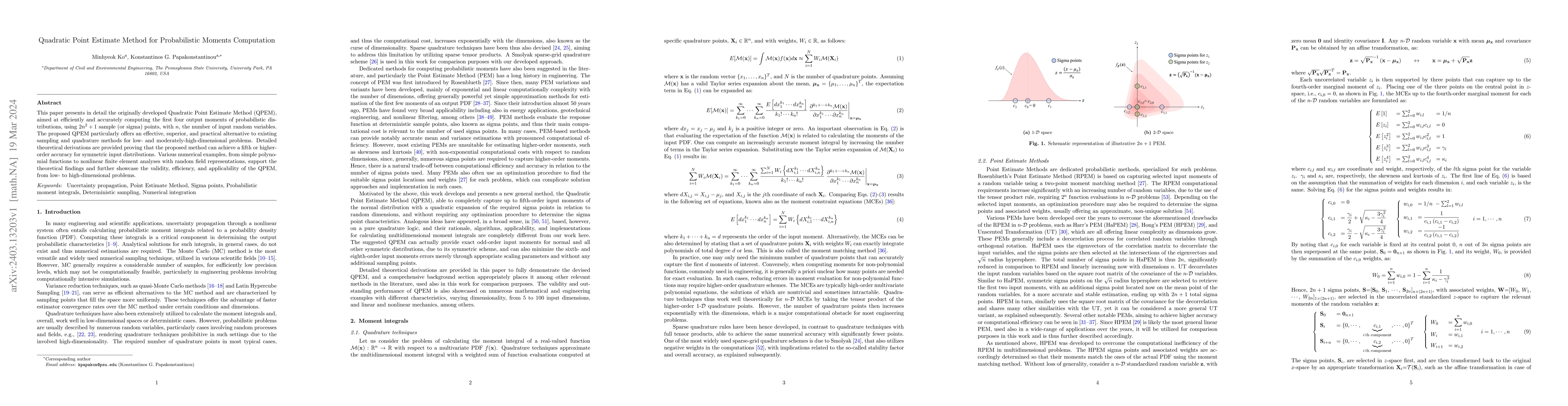 Thumbnail for Quadratic Point Estimate Method for Probabilistic Moments Computation