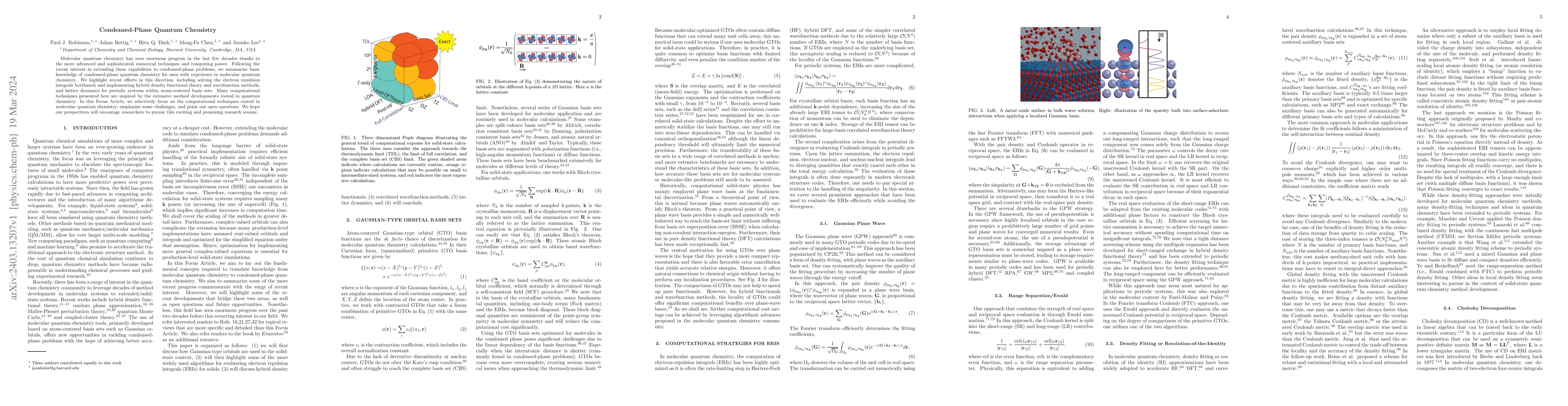 Thumbnail for Condensed-Phase Quantum Chemistry
