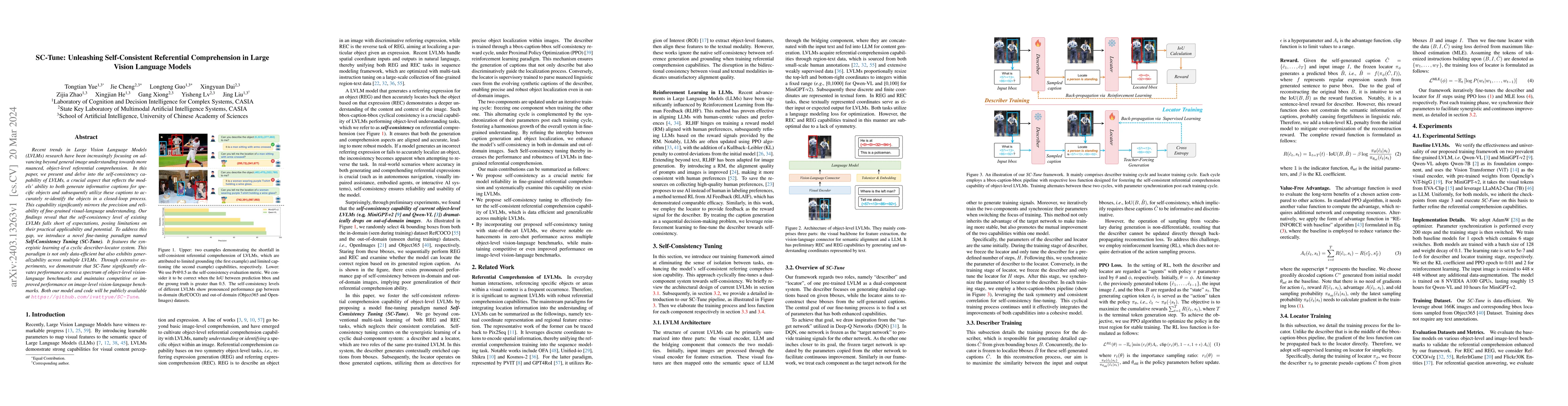 Thumbnail for SC-Tune: Unleashing Self-Consistent Referential Comprehension in Large
  Vision Language Models