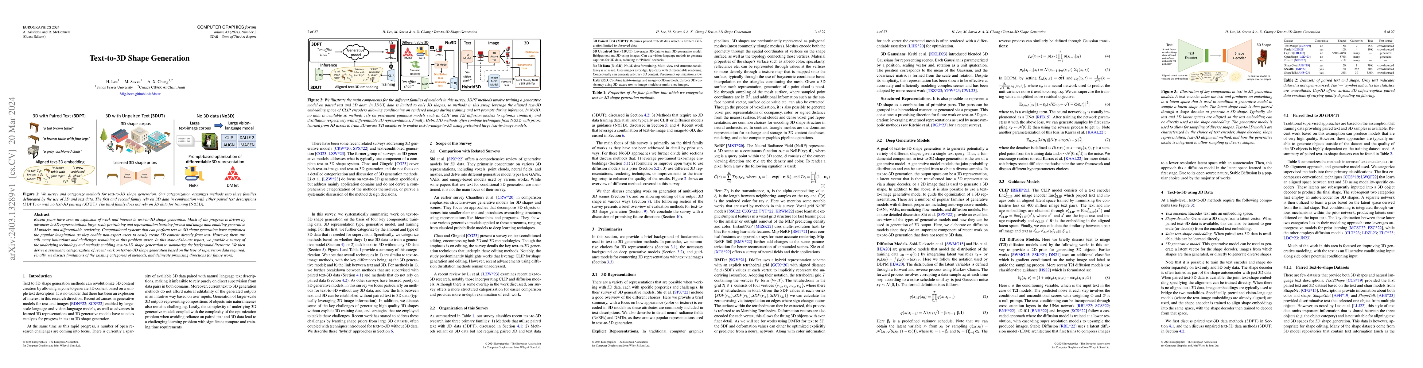 Thumbnail for Text-to-3D Shape Generation