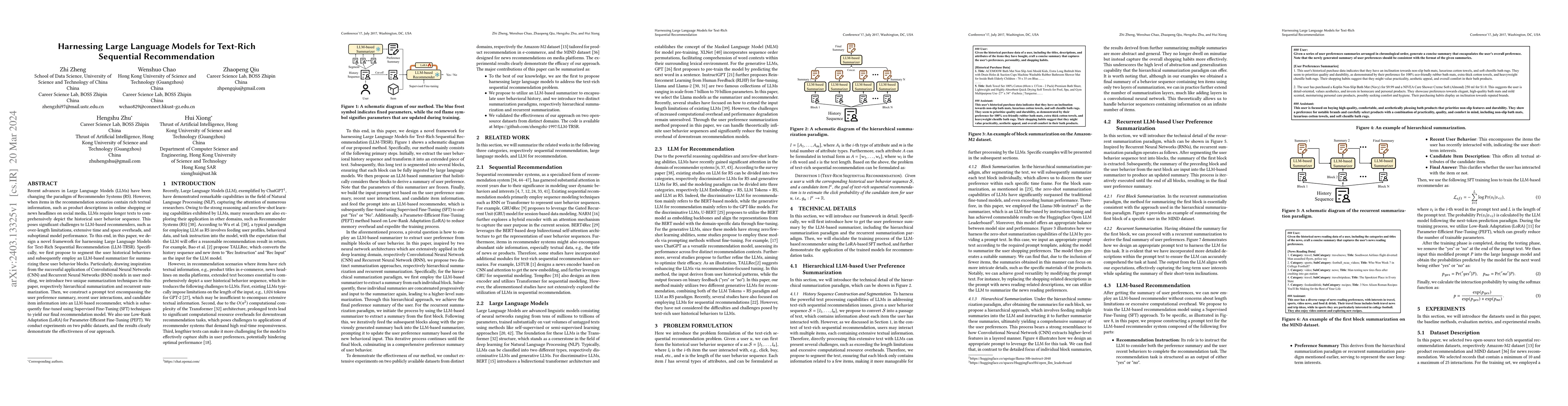 Thumbnail for Harnessing Large Language Models for Text-Rich Sequential Recommendation