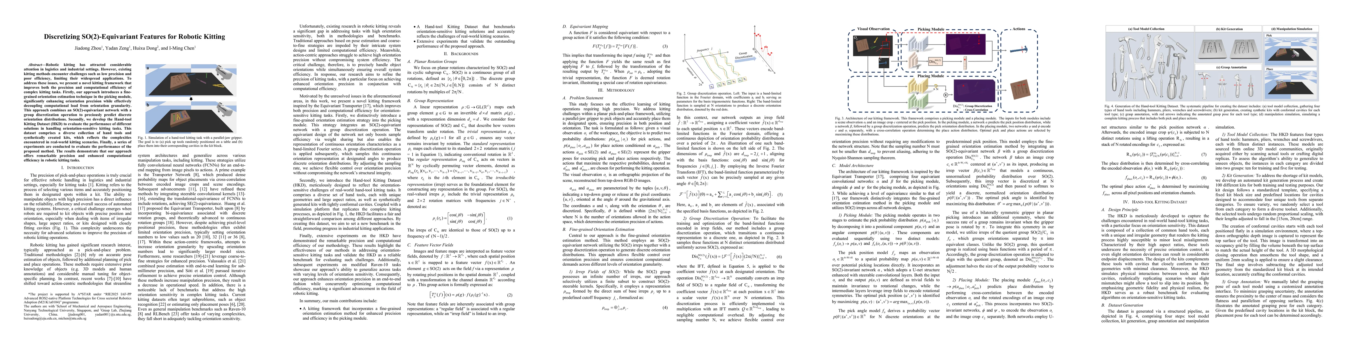 Thumbnail for Discretizing SO(2)-Equivariant Features for Robotic Kitting