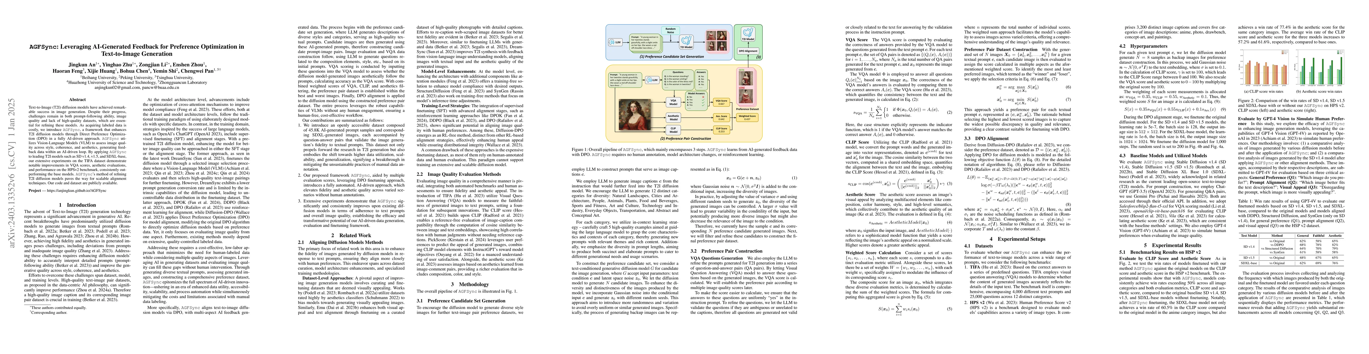 Thumbnail for AGFSync: Leveraging AI-Generated Feedback for Preference Optimization in
  Text-to-Image Generation