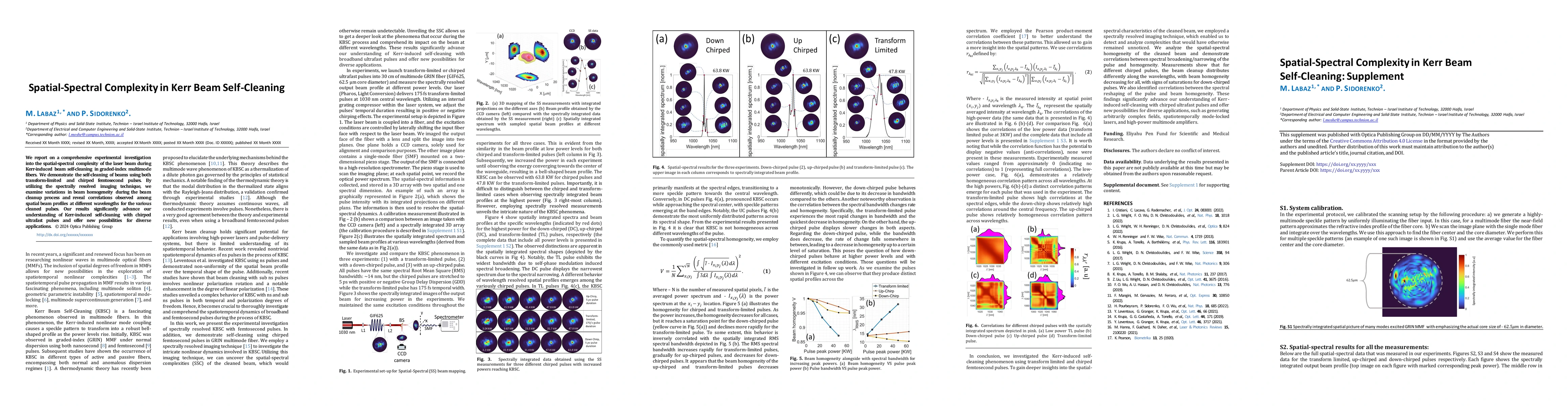 Thumbnail for Spatial-Spectral Complexity in Kerr Beam Self-Cleaning