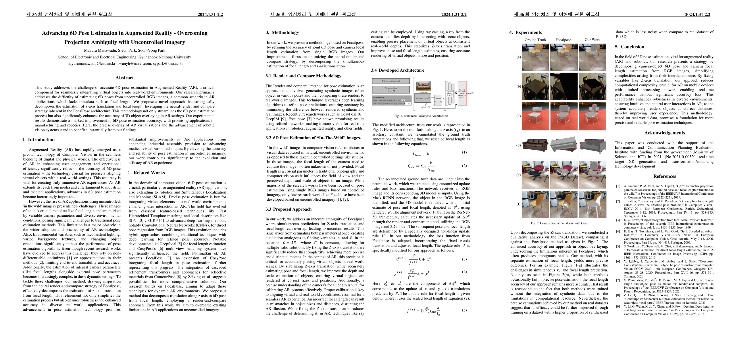Thumbnail for Advancing 6D Pose Estimation in Augmented Reality -- Overcoming
  Projection Ambiguity with Uncontrolled Imagery