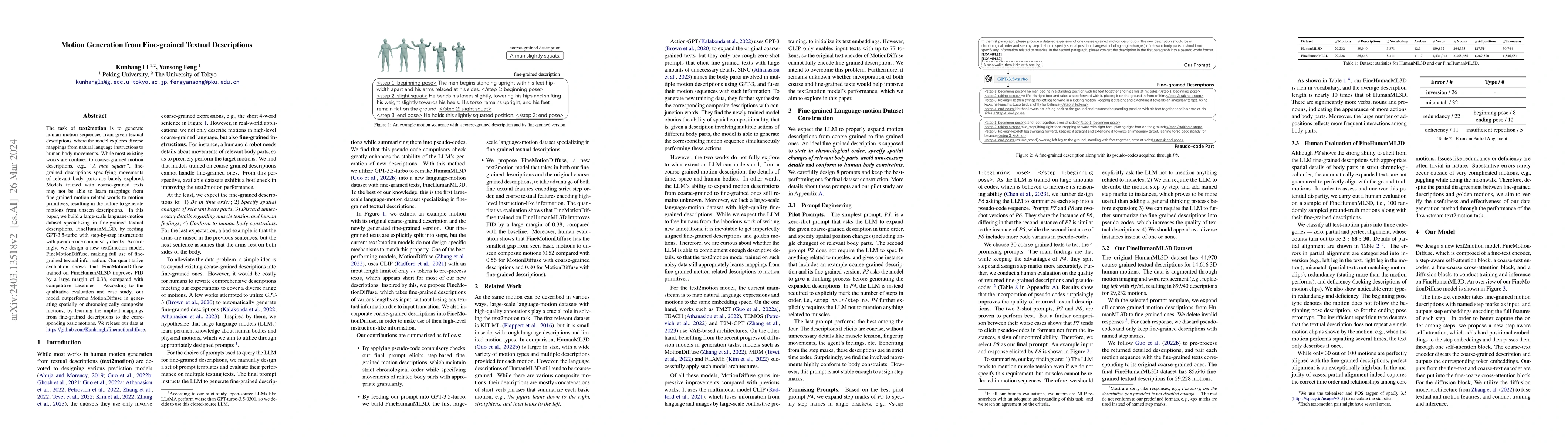 Thumbnail for Motion Generation from Fine-grained Textual Descriptions