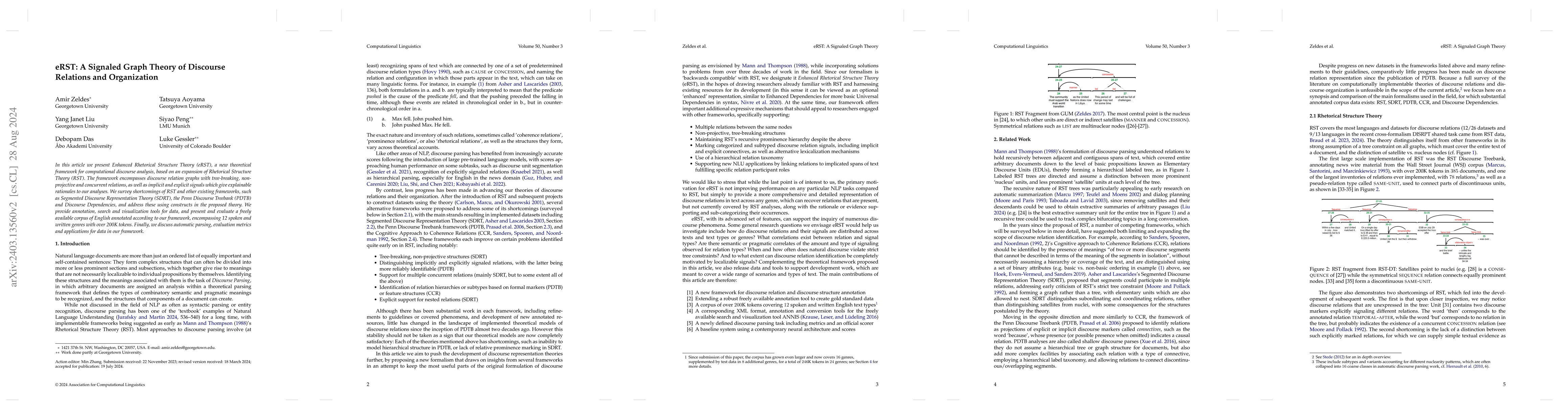 Thumbnail for eRST: A Signaled Graph Theory of Discourse Relations and Organization
