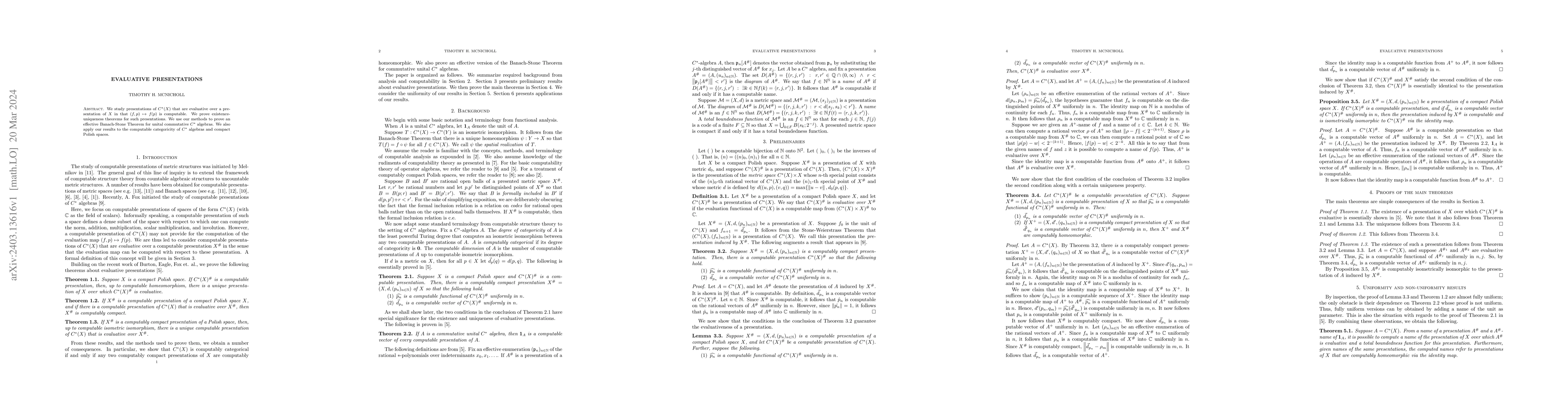 Thumbnail for Evaluative presentations