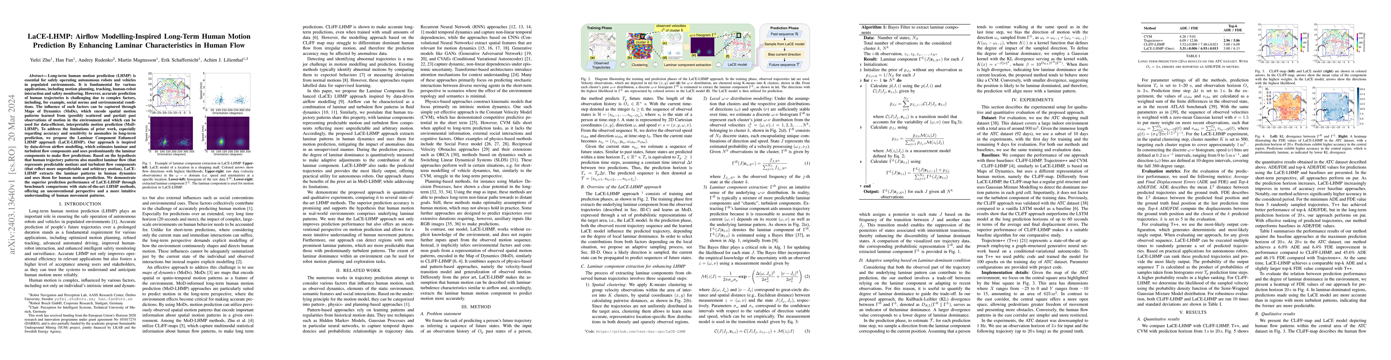 Thumbnail for LaCE-LHMP: Airflow Modelling-Inspired Long-Term Human Motion Prediction
  By Enhancing Laminar Characteristics in Human Flow