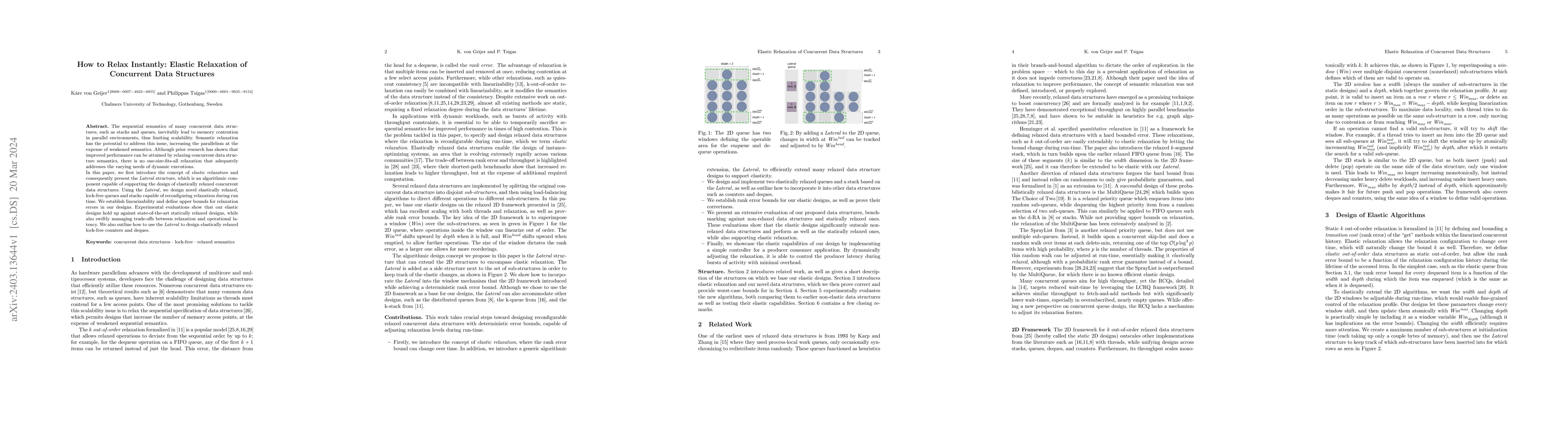Thumbnail for How to Relax Instantly: Elastic Relaxation of Concurrent Data Structures