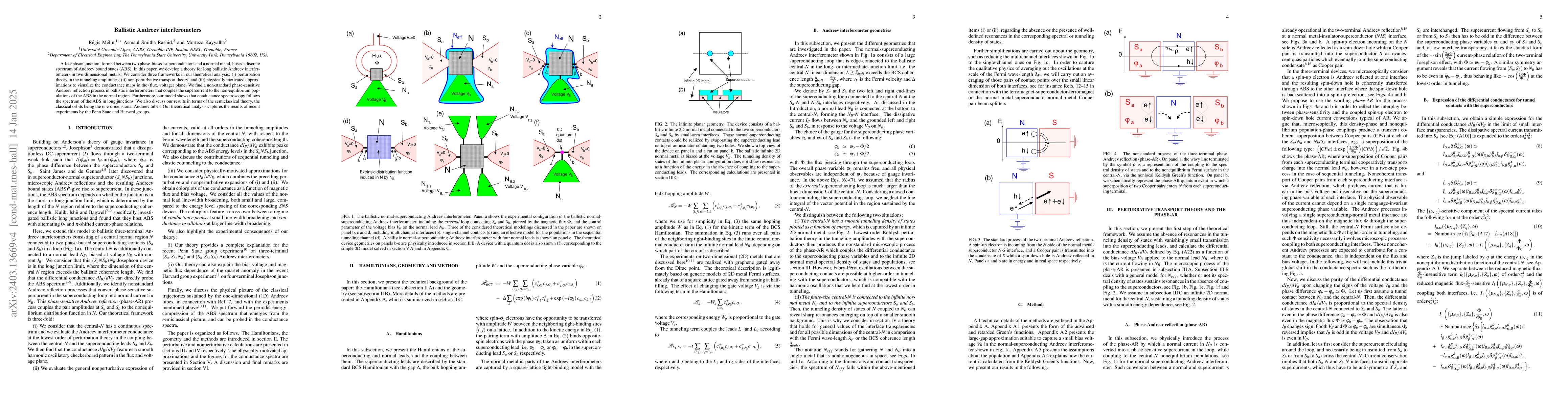 Thumbnail for Ultraclean Andreev interferometers