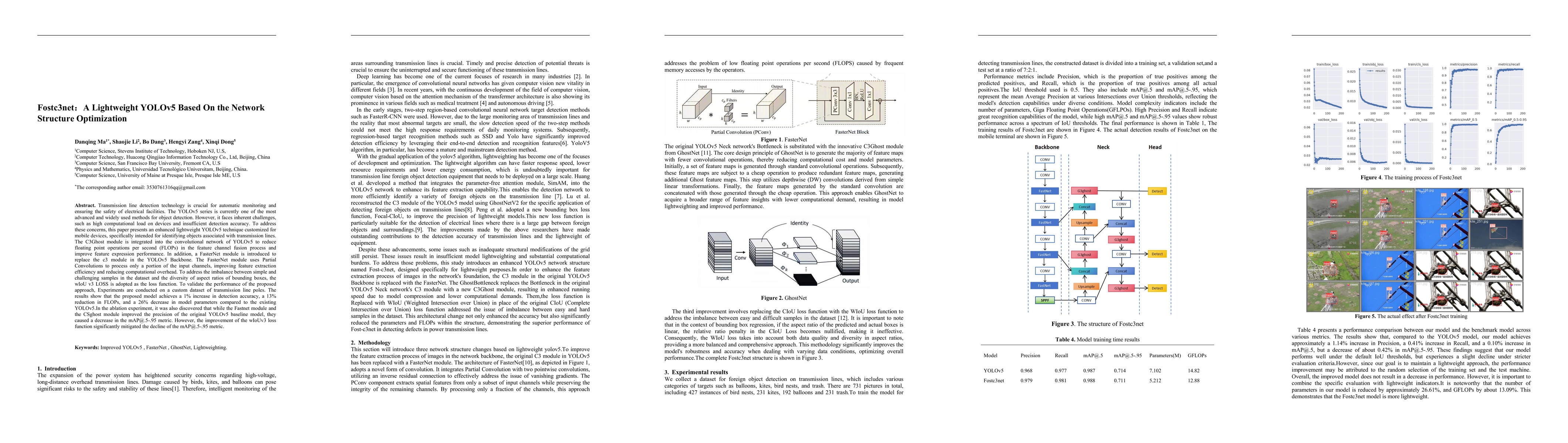 Thumbnail for Fostc3net:A Lightweight YOLOv5 Based On the Network Structure
  Optimization