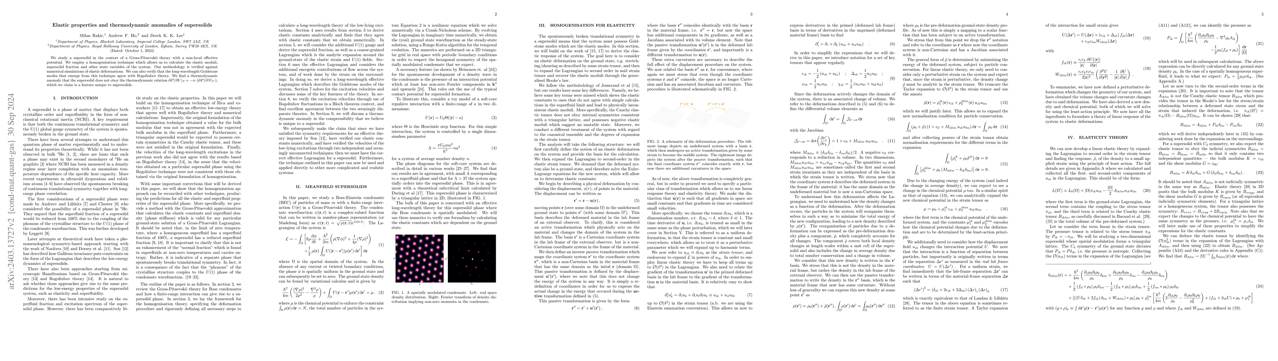 Thumbnail for Elastic properties and thermodynamic anomalies of supersolids