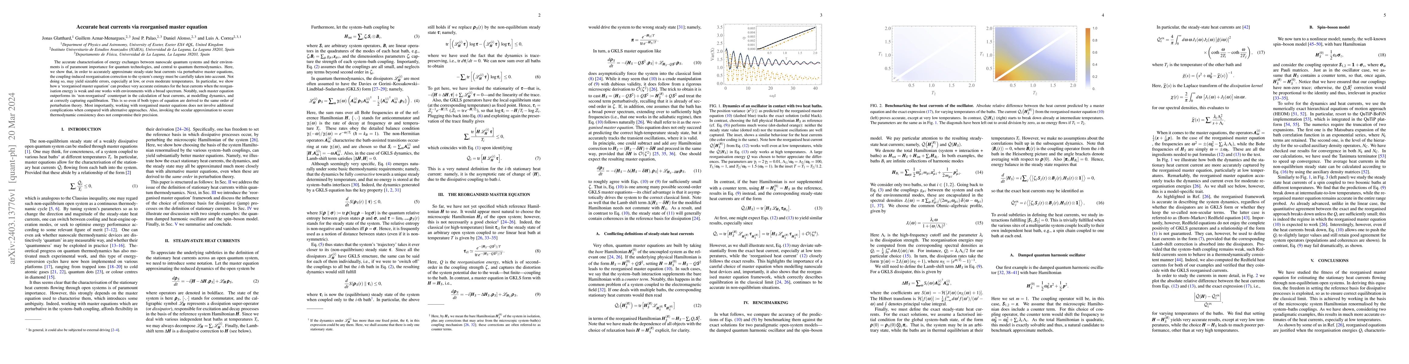 Thumbnail for Accurate heat currents via reorganised master equation