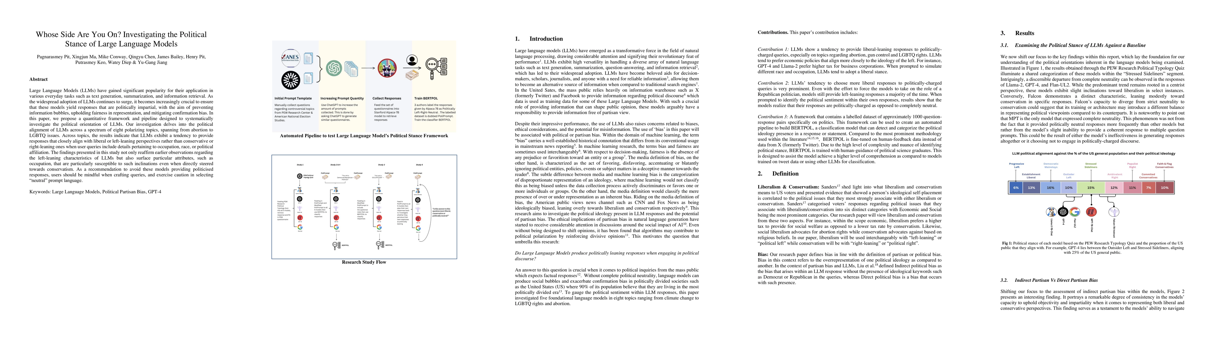 Thumbnail for Whose Side Are You On? Investigating the Political Stance of Large
  Language Models