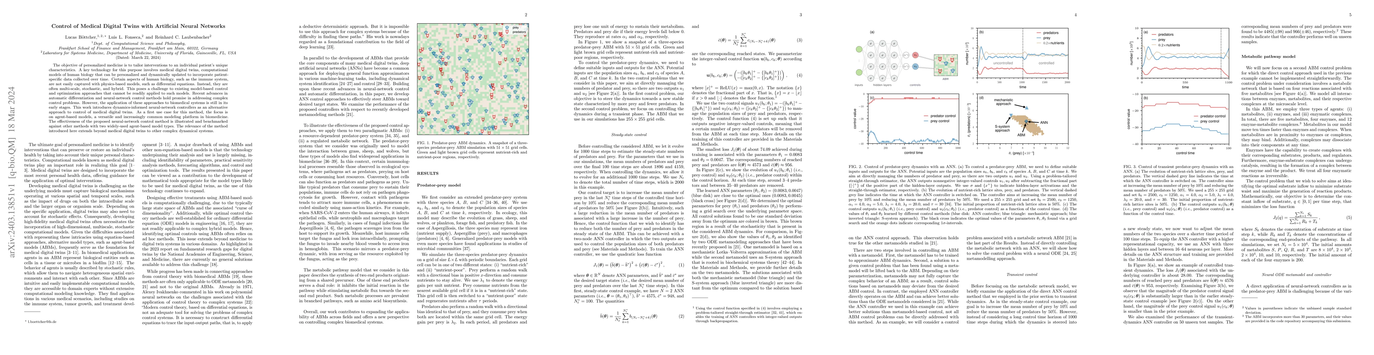 Thumbnail for Control of Medical Digital Twins with Artificial Neural Networks