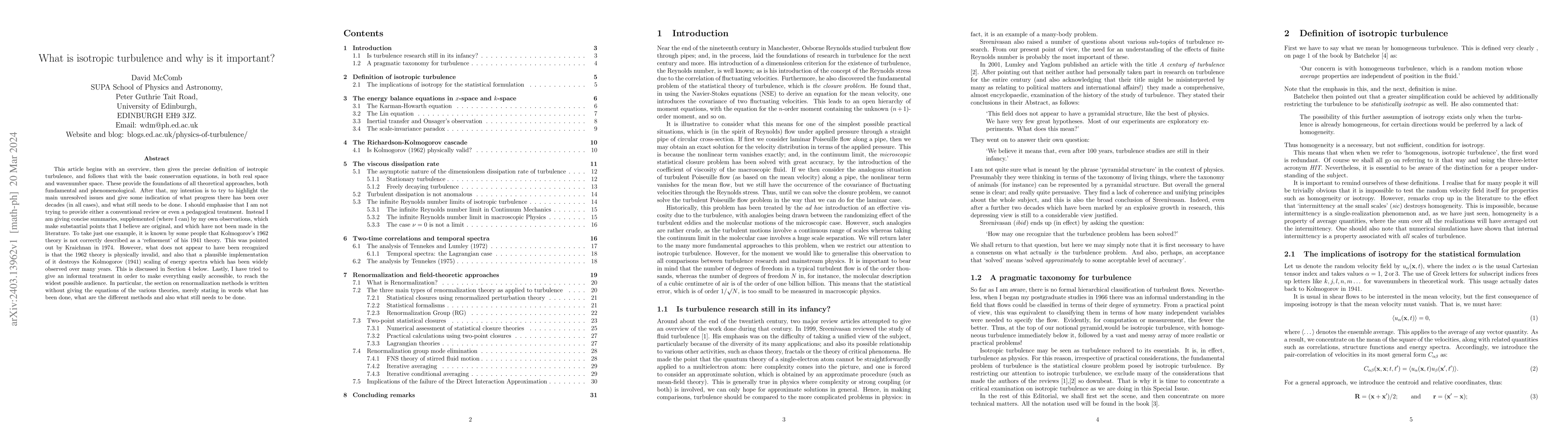 Thumbnail for What is isotropic turbulence and why is it important?
