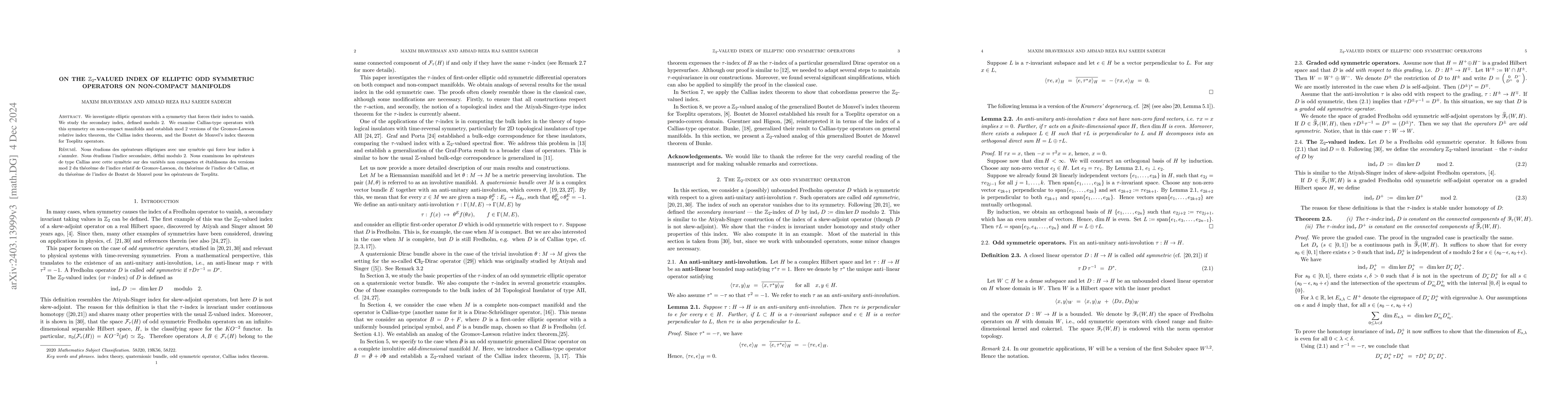 Thumbnail for On the Z_2-valued index of elliptic odd symmetric operators on
  non-compact manifolds