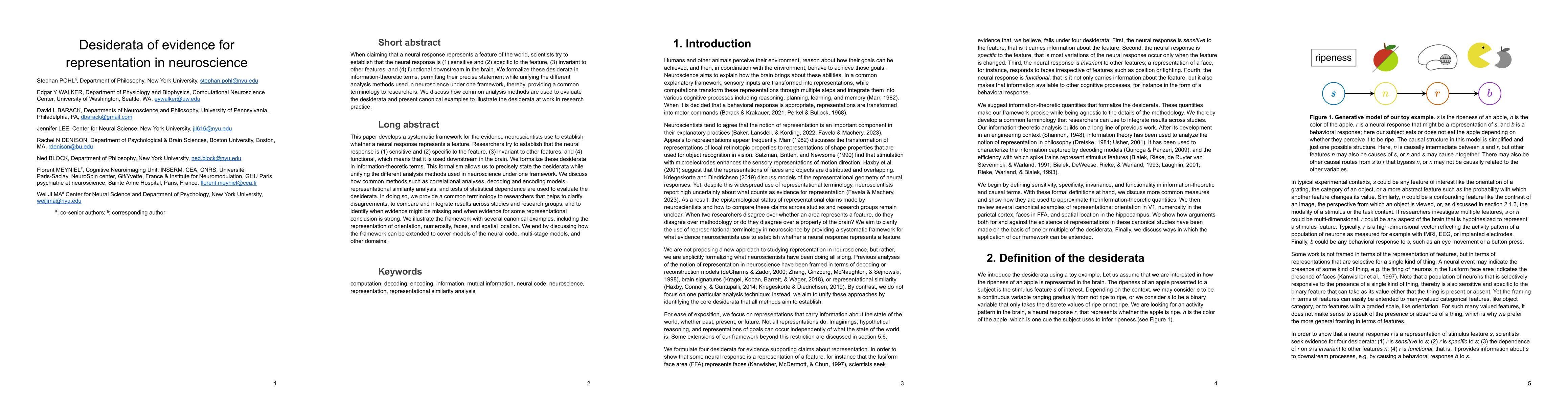 Thumbnail for Desiderata of evidence for representation in neuroscience