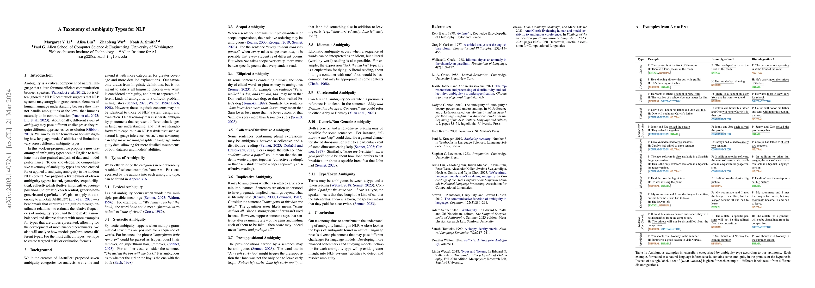 Thumbnail for A Taxonomy of Ambiguity Types for NLP