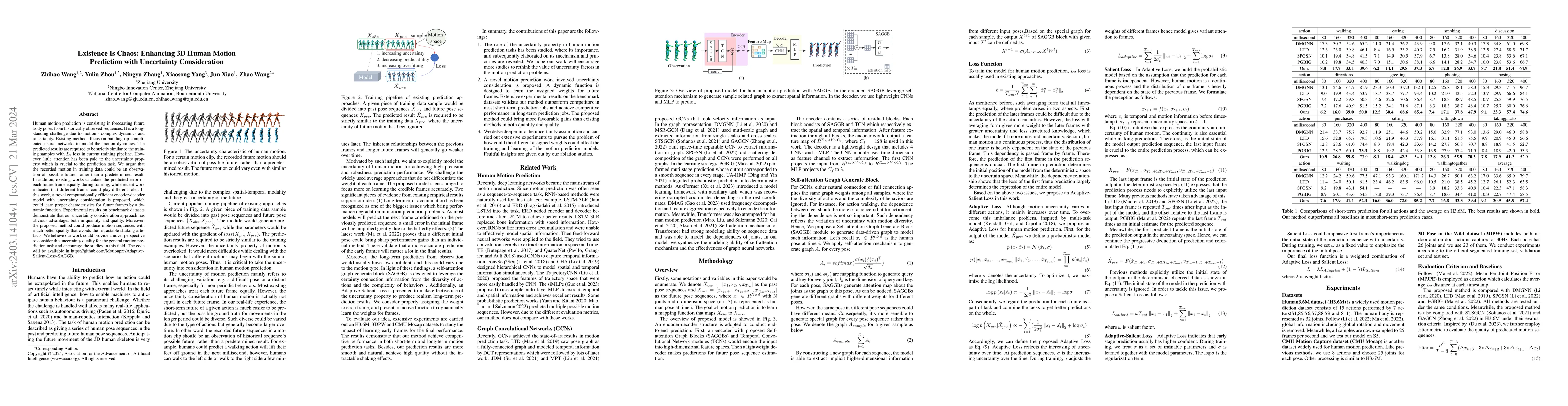Thumbnail for Existence Is Chaos: Enhancing 3D Human Motion Prediction with
  Uncertainty Consideration