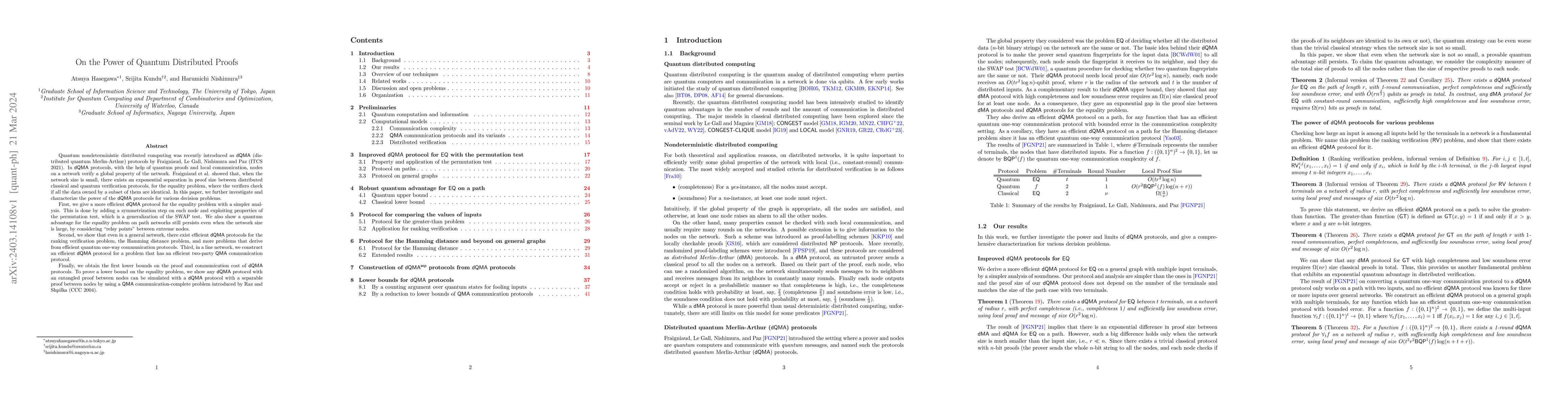 Thumbnail for On the Power of Quantum Distributed Proofs
