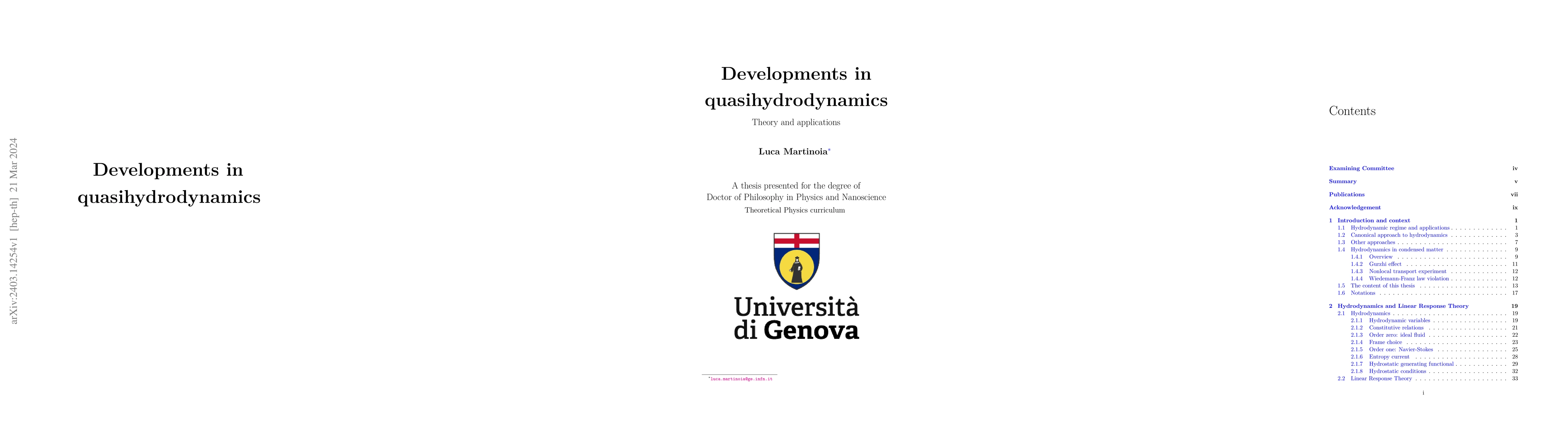 Thumbnail for Developments in quasihydrodynamics