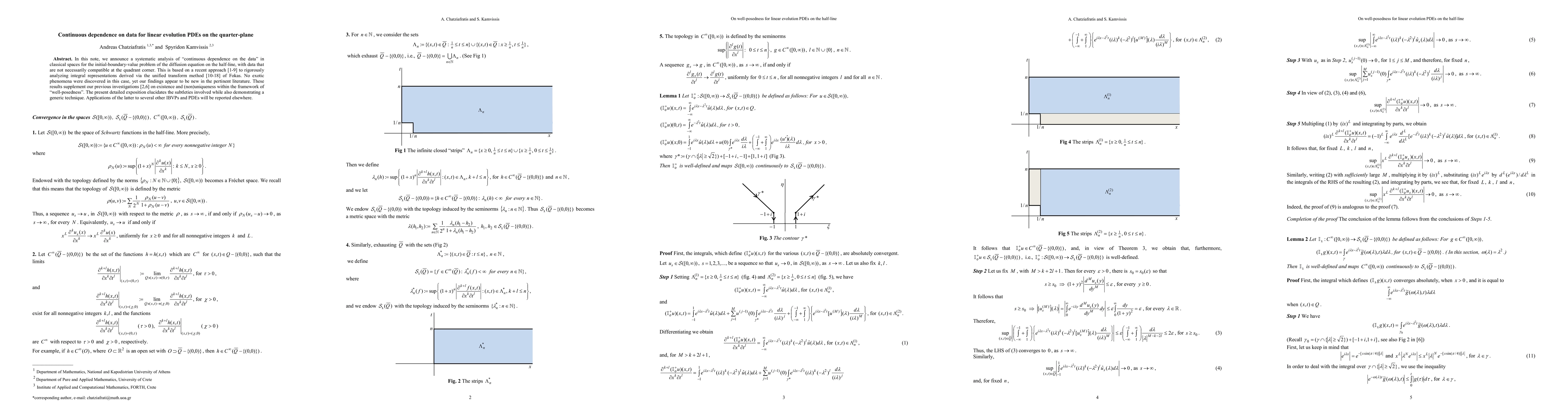 Thumbnail for Continuous dependence on data for linear evolution PDEs on the
  quarter-plane
