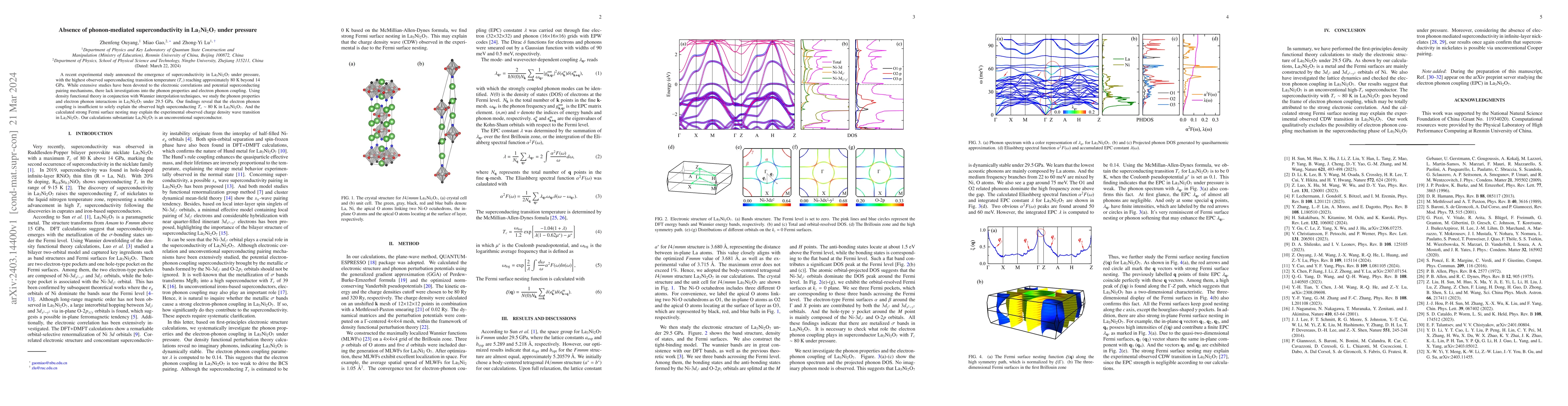 Thumbnail for Absence of phonon-mediated superconductivity in La$_3$Ni$_2$O$_7$ under
  pressure