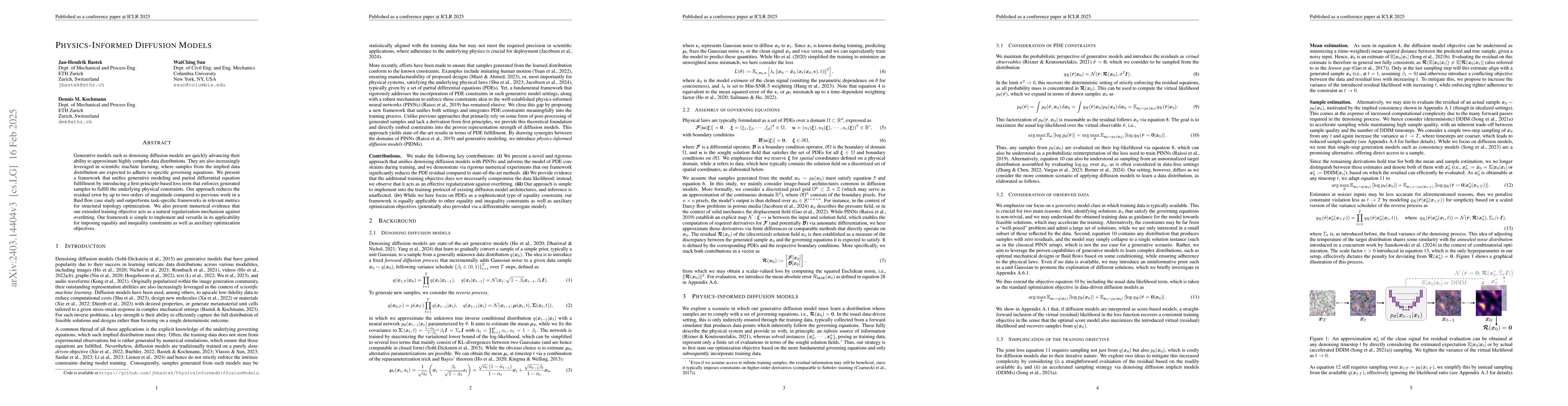 Thumbnail for Physics-Informed Diffusion Models