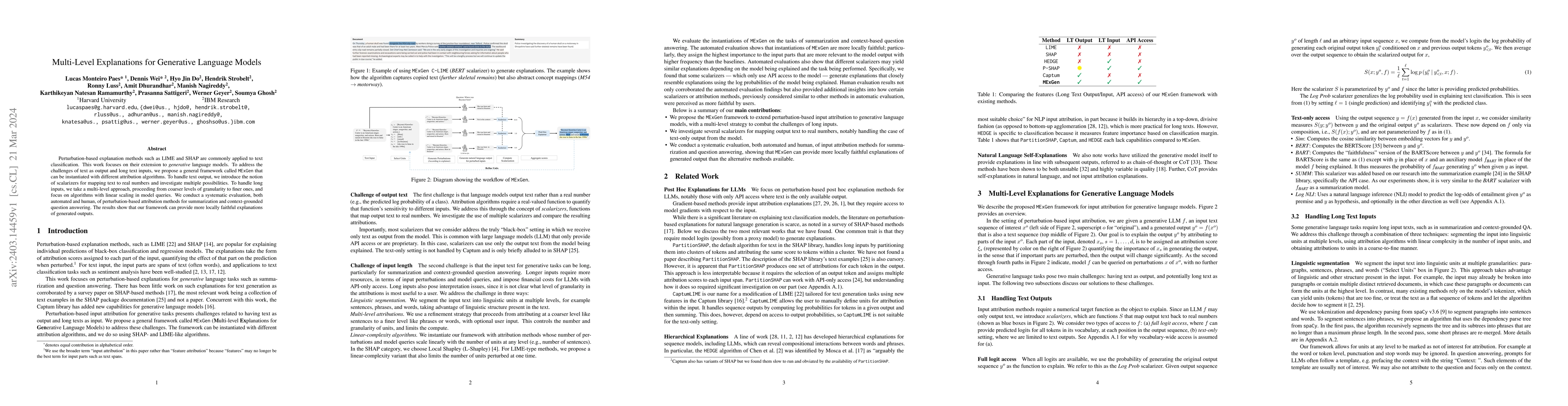Thumbnail for Multi-Level Explanations for Generative Language Models