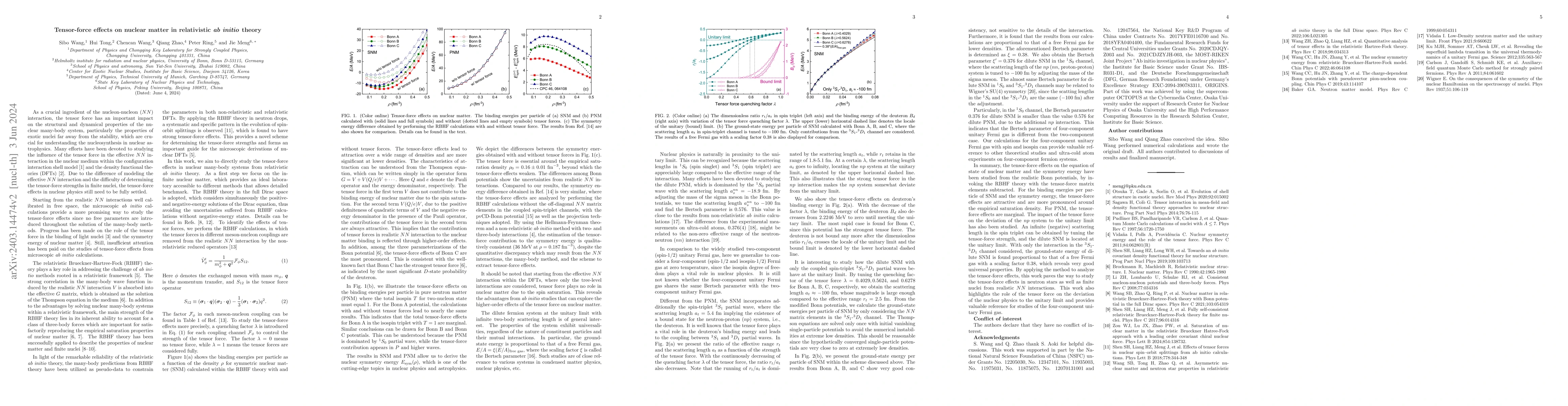 Thumbnail for Tensor-force effects on nuclear matter in relativistic ab initio theory